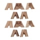 thumbnail image 2 of 10 Piezas 50x40 Mm Readas de Madera Natural Troncos Formas de Madera para Manualidades DIY Árbol de Decoración de Boda Rústica Zulema Rebanadas de madera natural, 2 of 6