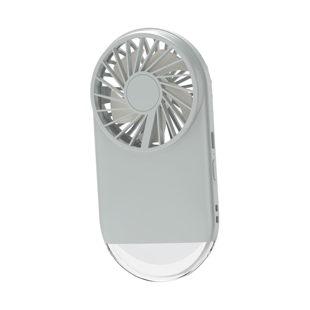 Ventilador personal portátil mini ventilador de mano ventilador de escritorio velocidad ajustable para coche Verde claro