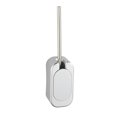 thumbnail image 1 of Yuarrent Cepillo y soporte para limpieza de inodoros Herramienta de limpieza de baño de plástico Portaescobillas para inodoro Mango largo Juegos de accesorios de baño plata Yuarrent HA0701-02B, 1 of 6