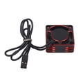 thumbnail image 2 of Ventilador De Enfriamiento De Automóvil RC, Ventilador De Enfriamiento ESC De 19000 Rpm Para Un Automóvil RC Axial Con aleación De Aluminio Y Material De Plástico, Disipador De, 2 of 7