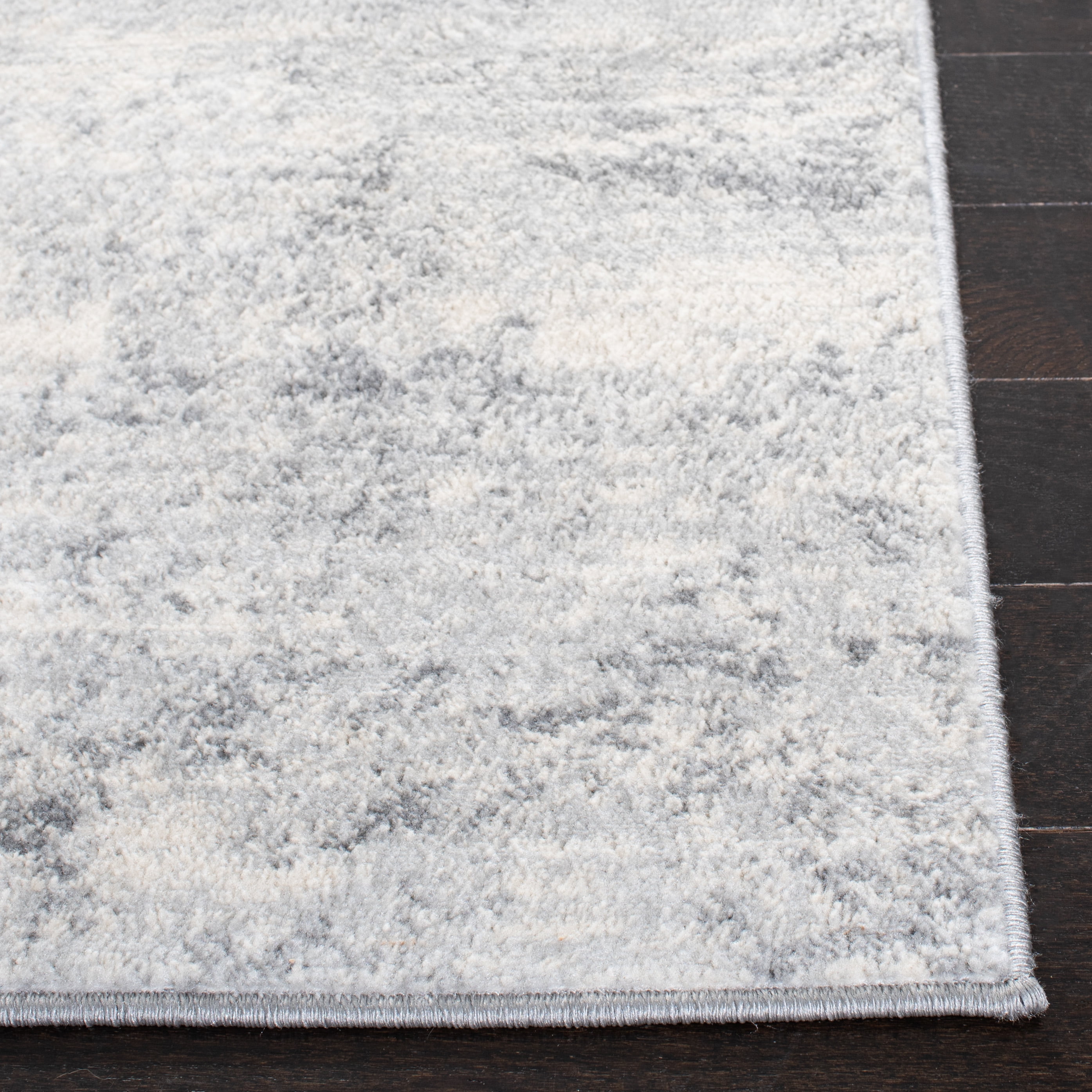 SAFAVIEH Brentwood Ainslee Abstract Area Rug, Ivory/Grey, 5'3" x 7'6"