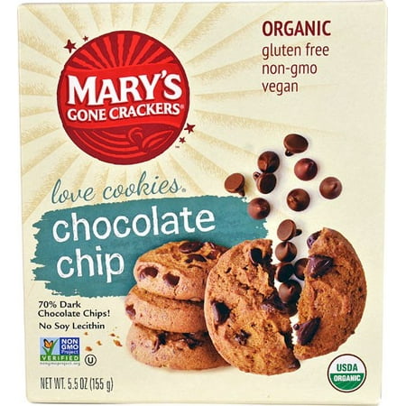Mary's Gone Crackers Chocolate Chip Cookies, 5.5 OZ
