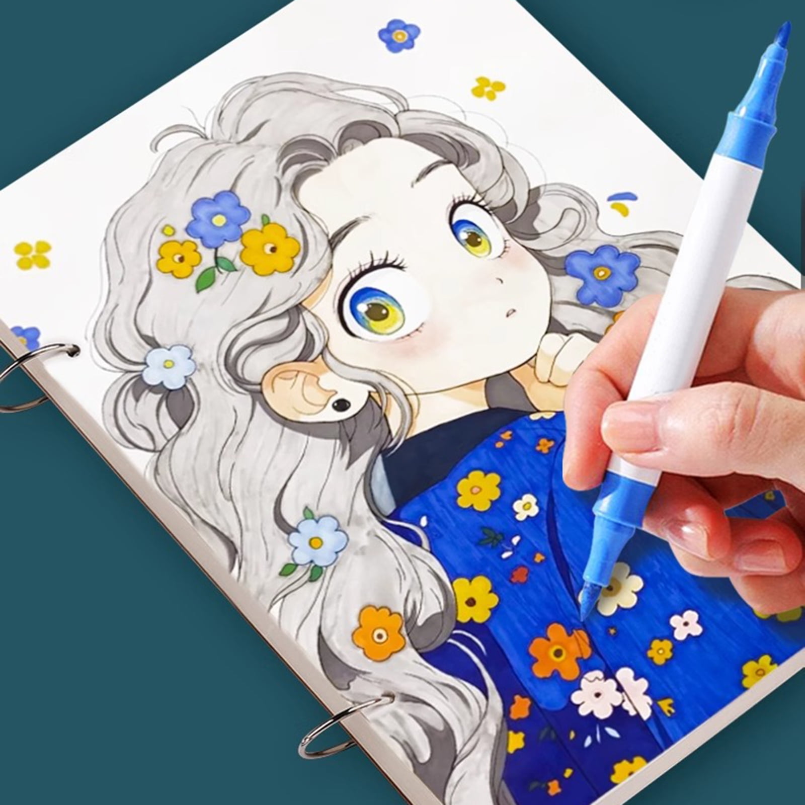 Multipurpose 160GSM Sketch Paper Pad Detachable Pages For Graffitis Watercolor And Note Taking
