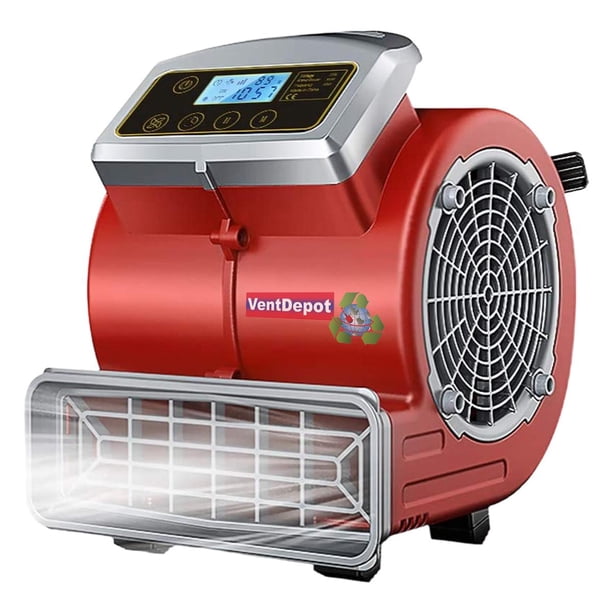 Soplador de piso multiposiciones MightyBlow 1Pza 1529m3/hr 900CFM 110V/1F/60Hz 3 Velocidades Plástico Multiposición. VentDepot MXBWM-001