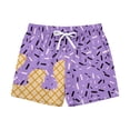 thumbnail image 4 of JAJAHO Swim Trunks For Boys Beach Shorts With Liner Summer Ice Cream Printed Casual Drawstring Boy Bathing Suit Bottoms 5-16Y, 4 of 4