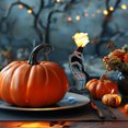 thumbnail image 5 of EUDIDV Halloween Decorations Halloween Resin Battery Ornaments Window Festival Hand Rose Ornaments Decorative Lights Sale Clearance, 5 of 6