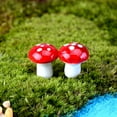 thumbnail image 6 of SPRING PARK Miniature Fairy Garden 8Pcs Mini Multicolor Artificial Mashroom Landscape Crafts Bonsai Garden Decor, 6 of 6