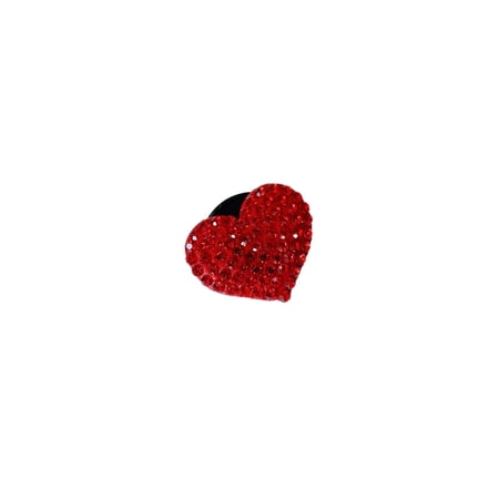 Car Vent Clip Love Heart Universal Cute Air Vent Clip Red