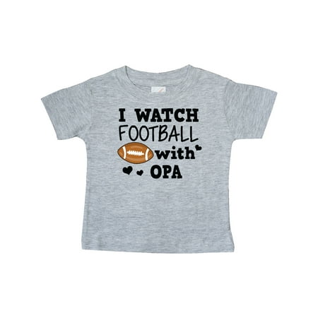 

Inktastic I Watch Football with My Opa Gift Baby Boy T-Shirt