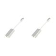 thumbnail image 3 of Injueey Convertidor tipo c a DP Adaptador USB 3.1 de alta velocidad Accesorio de conexión Plata Plata 2Conjunto, 3 of 6