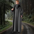 thumbnail image 2 of SHIXIAOO Imperméable Unisexe pour Activités Extérieures Cyclisme Camping Randonnée avec Design Extra Long Épais et Capuche Réglable Vestes Grande Taille pour Femmes Vestes Coupe-Vent pour Femmes, 2 of 6