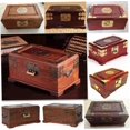 thumbnail image 3 of Retro Latch Buckle Wooden Jewelry Box Hardware Vintage Decorative Lock Catch Two Pieces, 3 of 5
