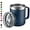 Fliping Lid: Navy, variant on AllWays Plaza12oz Stainless Steel Insulated Coffee Mug with Handle, Double Wall Vacuum Tumbler Cup with Fliping Lid, Army Green, 4 Pack