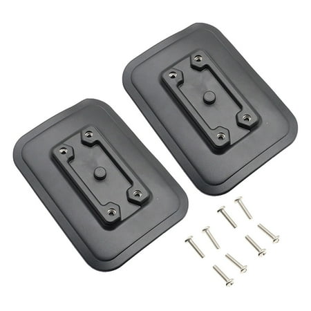 2Pcs Fishing Rod Holder Glue-On Pad Fish Finder Mounting For Inflatable Boats
