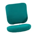 thumbnail image 5 of Removable elastic soft chair cover office computer chair cover blue blue office computer chair cover light and easy to carry removable elastic soft chair cover, 5 of 5