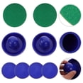 thumbnail image 1 of AURARMLET 1 Set Air Hockey Pads Replacements for Game Tables Blue ABS Protect Table Surface, 1 of 5