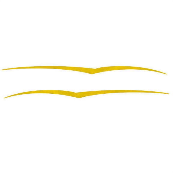 Rinker Boat Graphic Decal 218471 | Yellow Stickers (Set of 2)