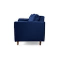 thumbnail image 4 of Sofá 3 Plazas De Lino Azul Modelo Fallon, 4 of 7