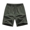 thumbnail image 4 of Fengqque Shorts for Men Gym,Men's Casual Quick Drying Shorts Elastic Waist Drawstring Summer Beach Shorts with Pockets Army Green XXXL(XXXL), 4 of 6