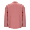 thumbnail image 5 of Uaswgudfs Women's Casual Corduroy Long Sleeve Collared Pullover – Stylish Solid Color Daily Wear Blouse Ladies Comfortable Fall Winter Fashion Top Outfit Pink L, 5 of 5