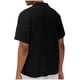 thumbnail image 5 of Ceisia Men's Relaxed Fit Short Sleeve Cuban Collar Cotton Linen Blend Shirt with Dual Chest Pockets Black XXXL Gifts, 5 of 8