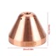 thumbnail image 4 of 5pcs Plasma Shield Cup Cap for MAX45 Cutting Torch Consumables 220673, 4 of 4
