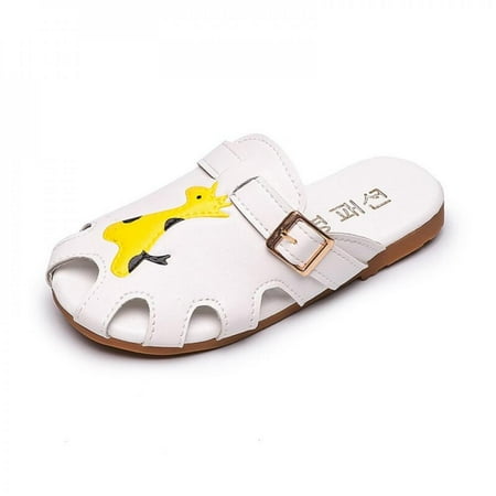 

Cute Baby Kids Girls Summer Cartoon Slippers Anti-Slip Sandals Indoor Outdoor Beach Shoes 32