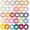 Fresh Color Pattern, variant on 30 count Cute Hair Scrunchies for Women & Girls - Kawaii Colorful Elastic Bands Ponytail Holders - Hair Ties Accessories