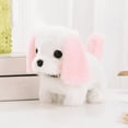 thumbnail image 2 of Electronic Plush Toys Puppy-Walking, Barking, Tail Wagging, Stretching Companion Animal for Kids Toddlers（Collar Saint Bernard [Pink]）, 2 of 4