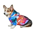 thumbnail image 6 of Bingfone Bright Flowers Dog Clothes Hoodie, Pet Winter Coat,Puppy Sweatshirts For Small Dogs Boy Girl,Suitable For All Breeds-Large, 6 of 8