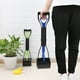 thumbnail image 4 of Mango largo Pet Pooper Scooper Perro Gato Recogedor de Residuos Jaw Poop Scoop Recoger Limp Meterk Rosa,L, 4 of 7