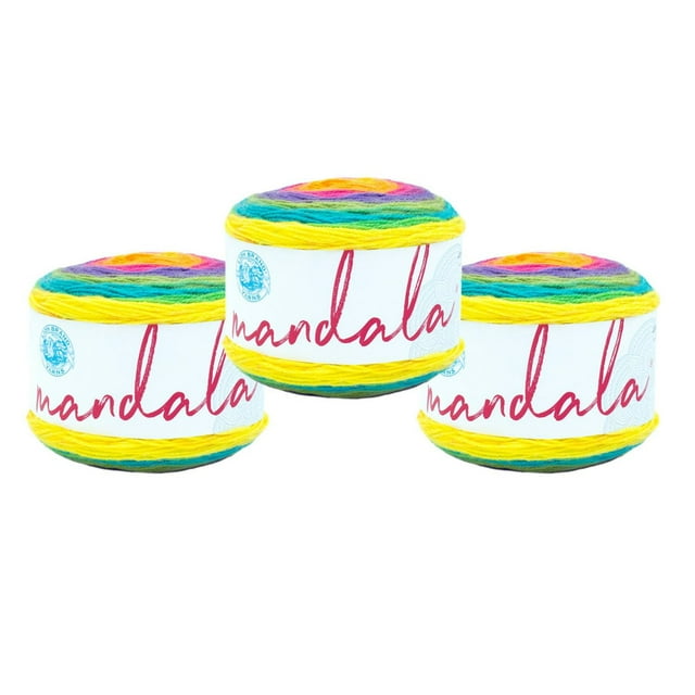 Lion Brand Mandala Yarn - Hudson Bay 3 Pack
