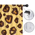 thumbnail image 4 of Blackout Kids Curtains,Yellow and Brown Of Leopard Print Childrens Insulated Curtains Set Of 2,Bedroom Essentials,Toddler Room Decor 42"x63", 4 of 5