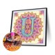 thumbnail image 5 of Pintura de diamante 5D DIY Taladro parcial con forma especial Letra U Datura Kit 30x30cm, 5 of 9