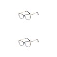 thumbnail image 3 of Minnieouse Gafas de ojo de gato a la moda, gafas transparentes para mujer con luz azul, gafas de estilo Vintage, montura grande, gafas negras Negro 2piezas, 3 of 6
