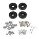 thumbnail image 4 of Ruedas de repuesto para maleta, ruedas giratorias de metal PU, juego de reparación antideslizantes 53X18mm, 4 of 9