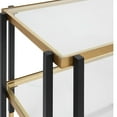 thumbnail image 2 of Uttermost Kentmore Contemporary Iron Metal and Glass Side Table in Matte Black, 2 of 5