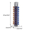 thumbnail image 3 of Leutsin Rotating Coffee Capsule Holder Nespresso Capsule Storage Rack 40 Packs, 3 of 5