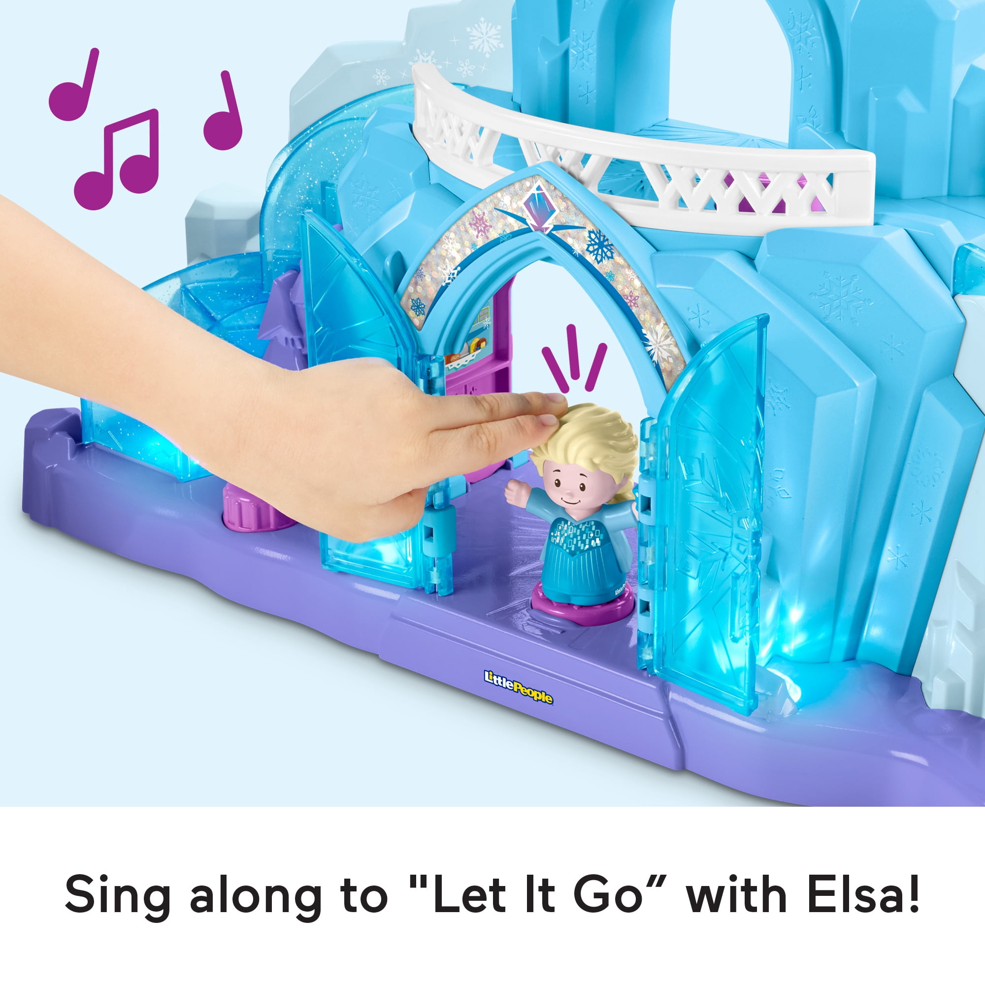 Disney Frozen Elsa’s Ice Palace Little People Toddler Musical Playset with Elsa & Olaf Figures