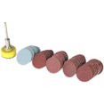 thumbnail image 1 of CHAO 100 discos de lijado de 25 mm, correas de lijado de 1 pulgada, almohadillas de lijado de 1 pulgada, discos de lijado de herramienta rotativa de vástago de 1/8 pulgadas, 1 of 5