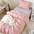 thumbnail image 4 of Byourbed Natural Loft Oversized Comforter Set - Silver Pink Silver Pink - Twin XL, 4 of 5