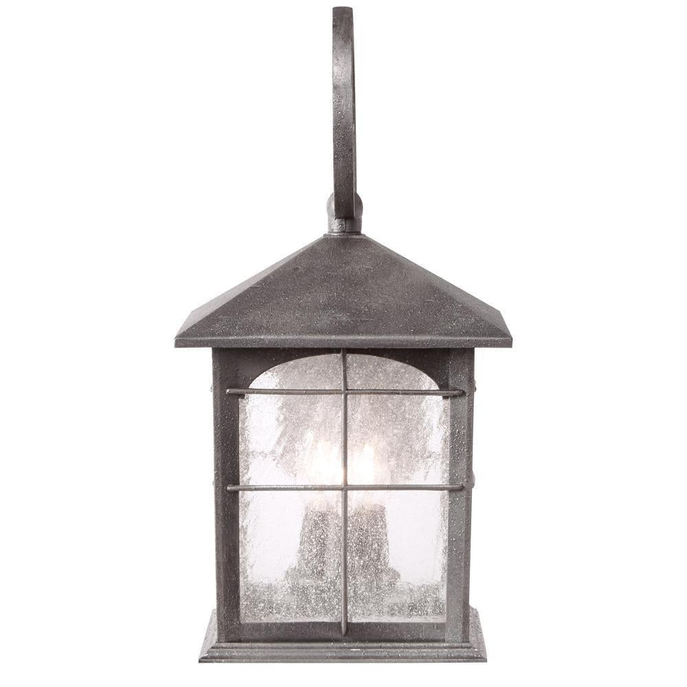 Home Decorators Collection Brimfield 3 Light Aged Iron Outdoor Wall Home Decorators Collection Brimfield 3 Light Aged Iron Outdoor Wall Lantern