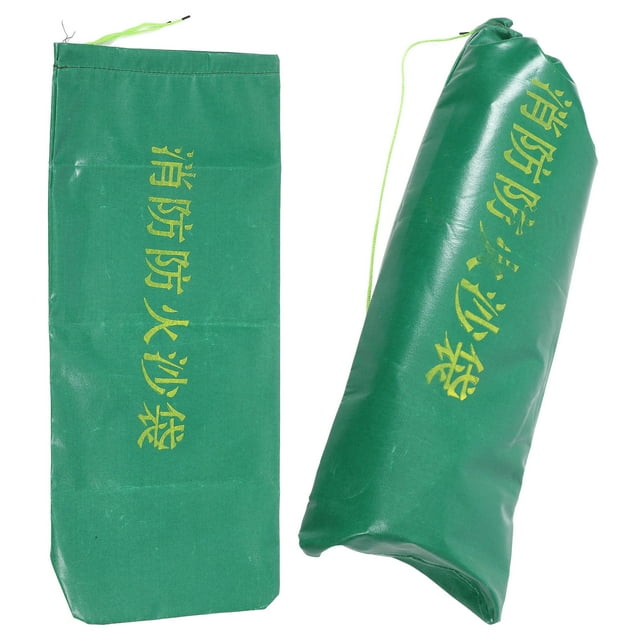 OUNONA 2Pcs Green Flood Defense for Home Use with Fire Resistant and Reusable Design