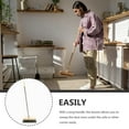 thumbnail image 6 of Solid Wood Bristle Broom Soft Hair Stainless Steel Handle Floor Sweeper Outdoor Carpet Brush, 6 of 6