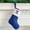 Blue X, variant on STAOEDU 6.6in Monogram Christmas Stockings Blue Velvet with White Cuff Embroidered Xmas Stockings Classic Personalized Stocking Decorations for Family Holiday Season Decor