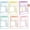 Yellow, Blue, Purple, variant on Flower Book Review Notepad -  to School  6 count Reading Journals  Notepad for Book Lovers Readers Bookish Bookworm , Reading Log for Students Teachers Women to Review