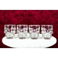 thumbnail image 7 of Set of 4 Clear Glass Gothic Skeleton Skull Face Liquor Shot Glasses Shooters, 7 of 7