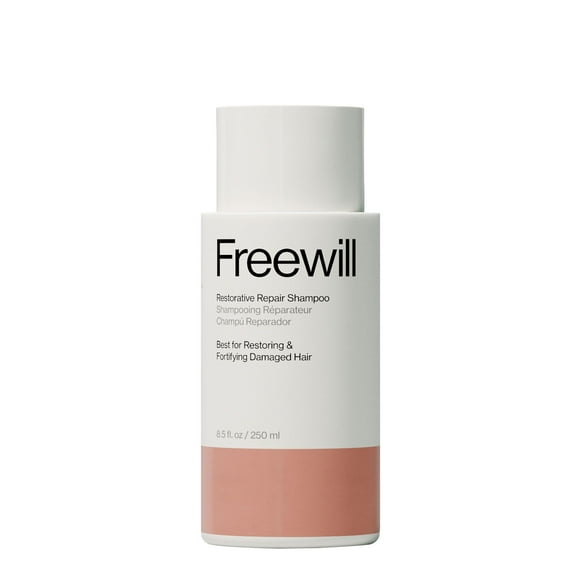 Champú reparador restaurador Freewill para cabello seco dañado Champú hidratante con protectores naturales para reponer y restaurar la salud del cabello 8.5 oz