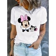 thumbnail image 1 of Disney Minnie Mouse And Cat Graphic T-Shirt All Size S-5XL, 1 of 4