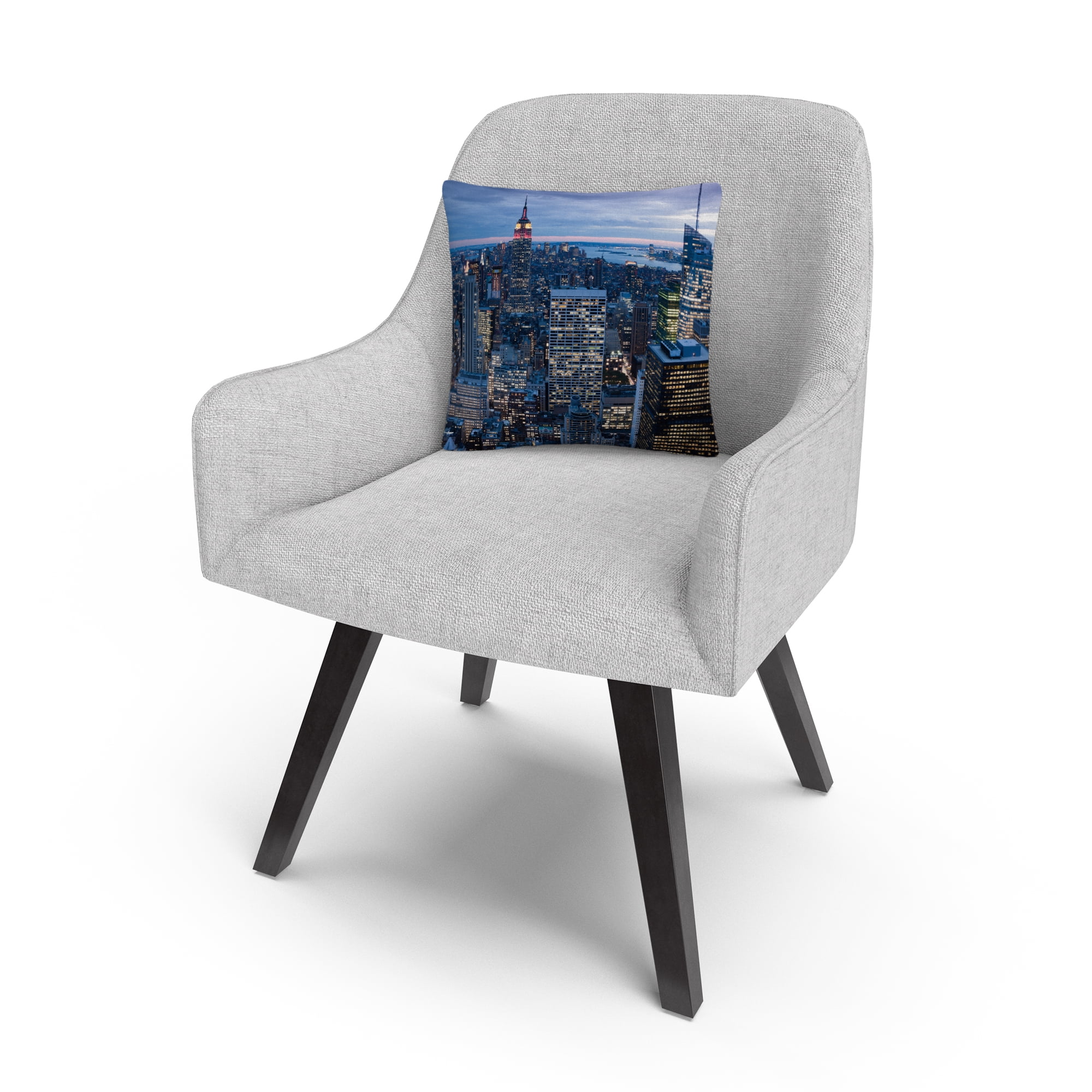 Yakov Agani 'New York City, Ny' 16 X 16 Decorative Throw Pillow